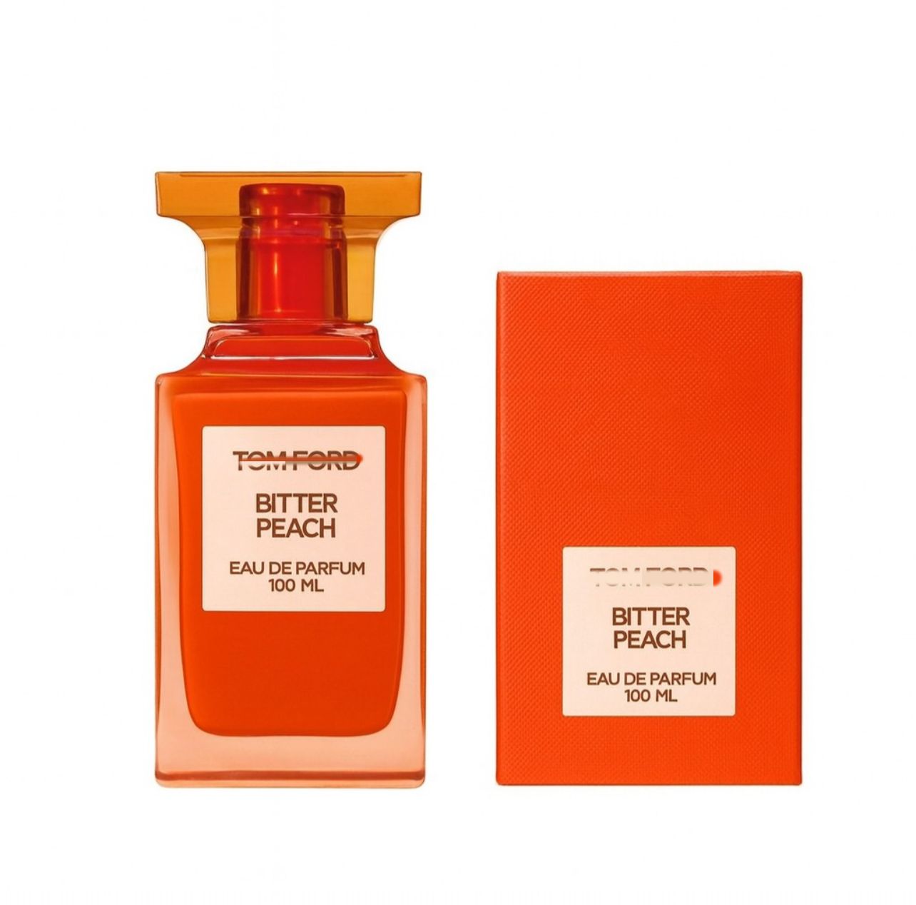 Tom Ford Bitter Peach Eau de Parfum 100ml – unisex fragrance in orange bottle