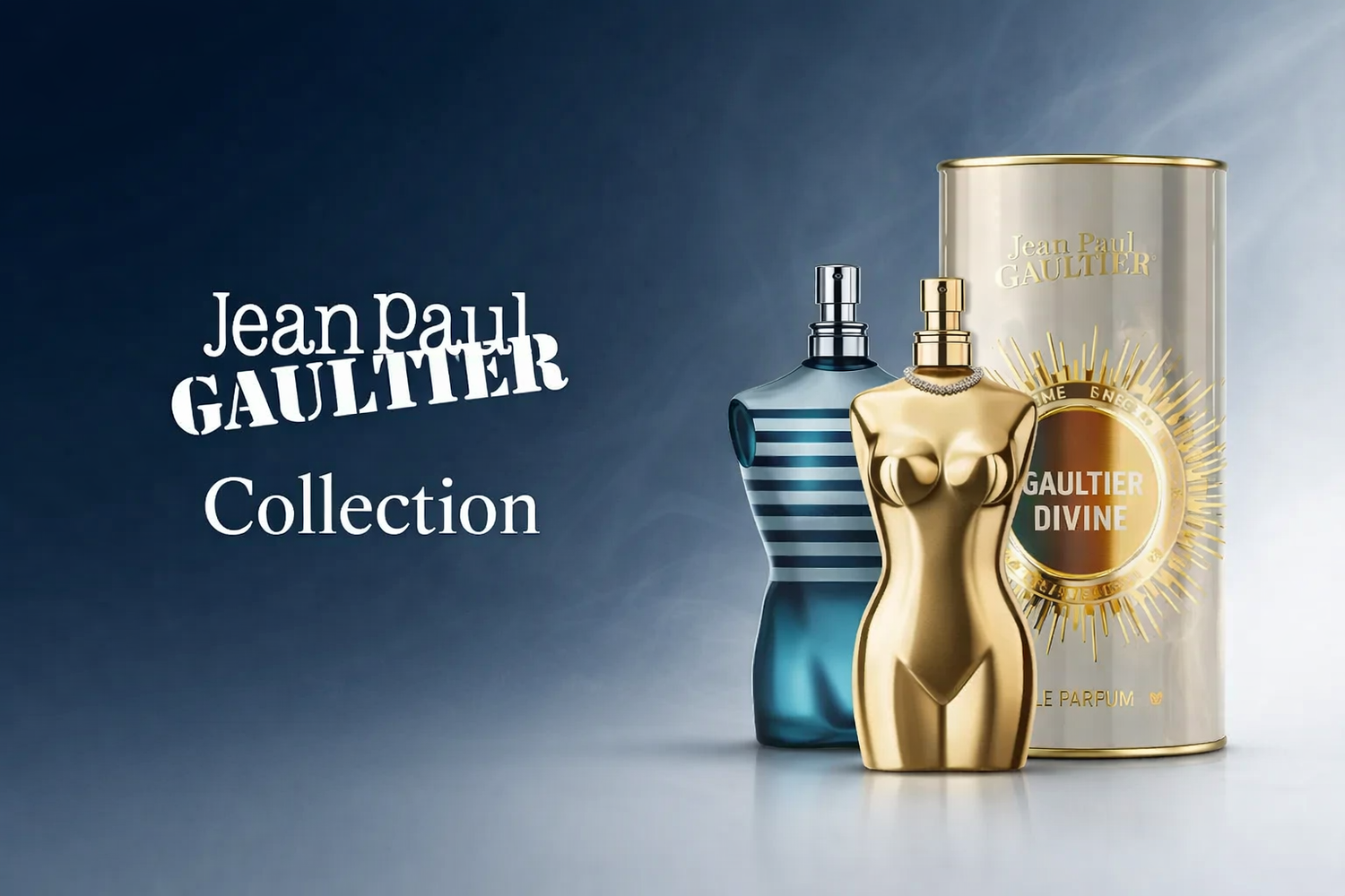Jean Paul Gaultier luxury perfume collection featuring iconic designer fragrance bottle