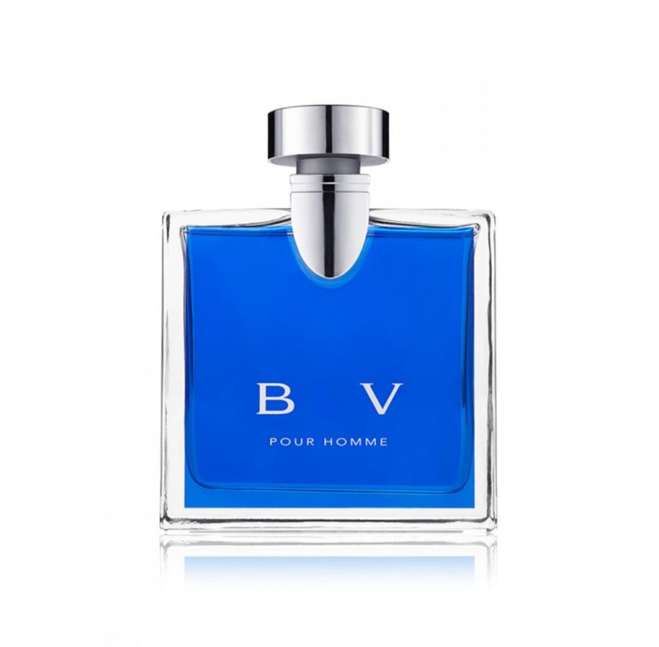 Bvlgari BLV Pour Homme Eau de Toilette 100ml bottle – men’s fragrance with blue design.