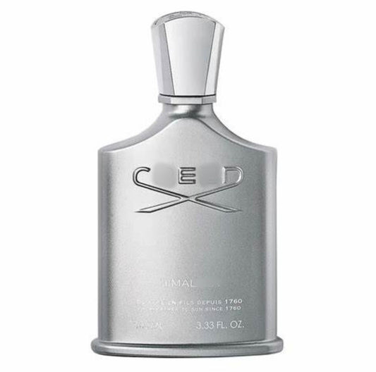 Creed Himalaya Eau de Parfum 100ml bottle with silver design and matching white box featuring the iconic Creed logo.