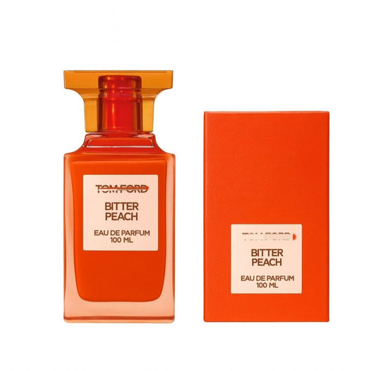 Tom Ford Bitter Peach Eau de Parfum 100ml – unisex fragrance in orange bottle